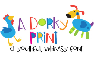 A Dorky Print: A Whimsical Script Amp for Playful Editorial Design