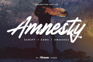 Amnesty Typeface: A Rustic Script Font for Scroll-Stopping Brand Content