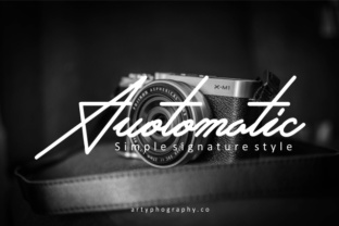 Auotomatic: The Modern Script Typeface for Digital Brand Identity