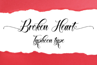 Broken Heart: A Script Amp Typeface for Editorial Elegance