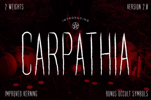 Carpathia: A Web Designer’s Take on Horror Display Fonts