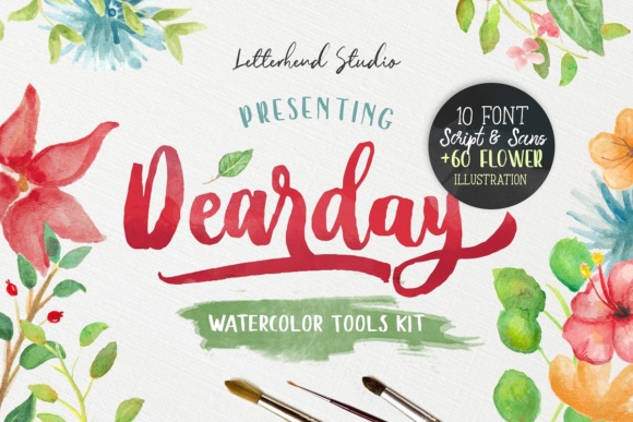 DearDay Typeface: Elevate Brand Visuals With Hand-Drawn Charm