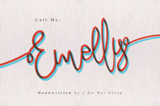 Emelly: A Stylish Script Font for Handmade Labels and Printables
