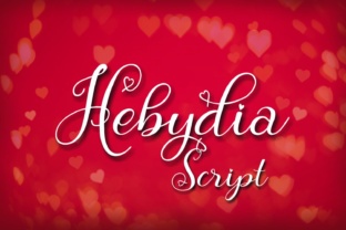 Hebydia: The Playful Script Font for Romantic Craft Designs