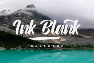 Ink Blank: A Modern Script Font for Elegant Campaign Design