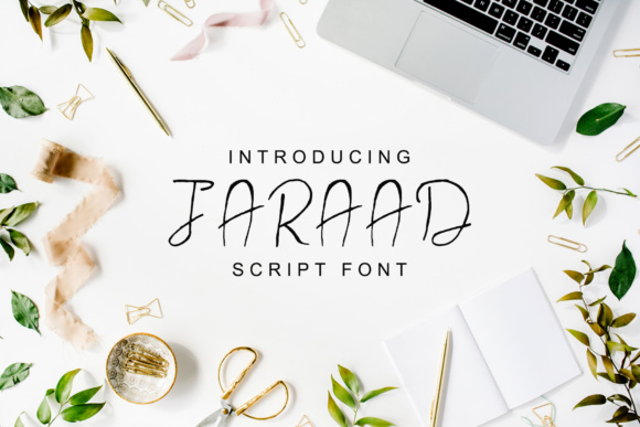 Jaraad Family: The Handwritten Typeface for Polished Brand Identity