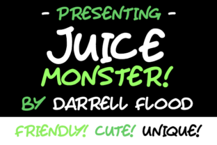 Juice Monster: The Playful Typeface for Engaging Editorial Design