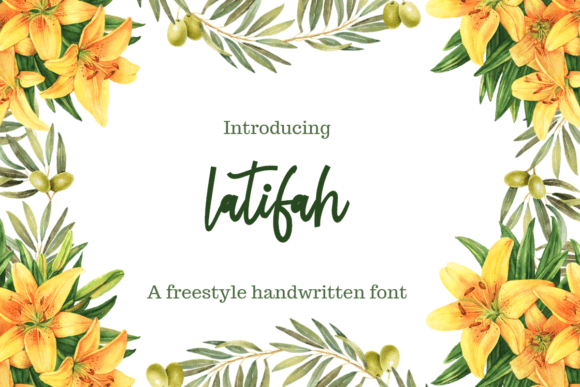 Latifah: A Quirky Handwritten Font for Editorial Design