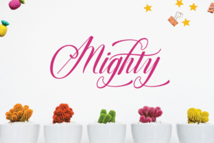 Mighty Typeface Review: A Handmade Script for Modern Brand Identity