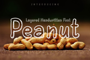 Peanut Typeface: A Hand-Drawn Script for Artisan Branding