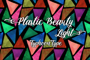 Plastic Beauty Light: A Handwritten Script for Editorial Design