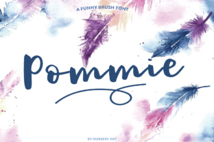 Pommie: A Modern Chic Script Font for Polished Brand Identity