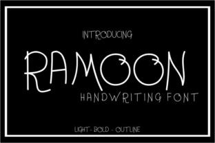 Ramoon: A Modern Handwritten Font for Authentic Brand Identity