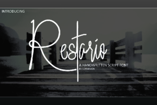 Restario: A Modern Handwritten Typeface for Digital Branding