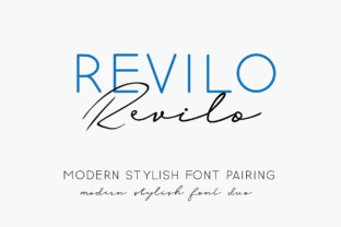 Revilo Duo: A Modern Typeface for Clean Brand Identities