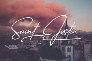 Saint Justin: A Modern Script for Elegant Brand Identity