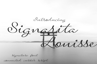 Signarita Louisse: A Refined Script Typeface for Editorial Design