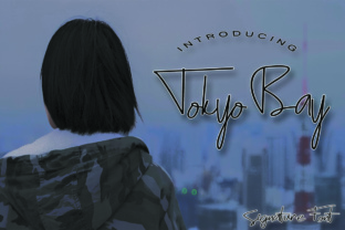 Tokyo Bay: A Signature Script for Editorial Design