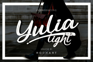 Yulia Light: A Modern Calligraphy Typeface for Elegant Brand Identity
