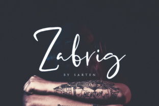 Zabrig: The Handwritten Font That Elevates Small Business Branding